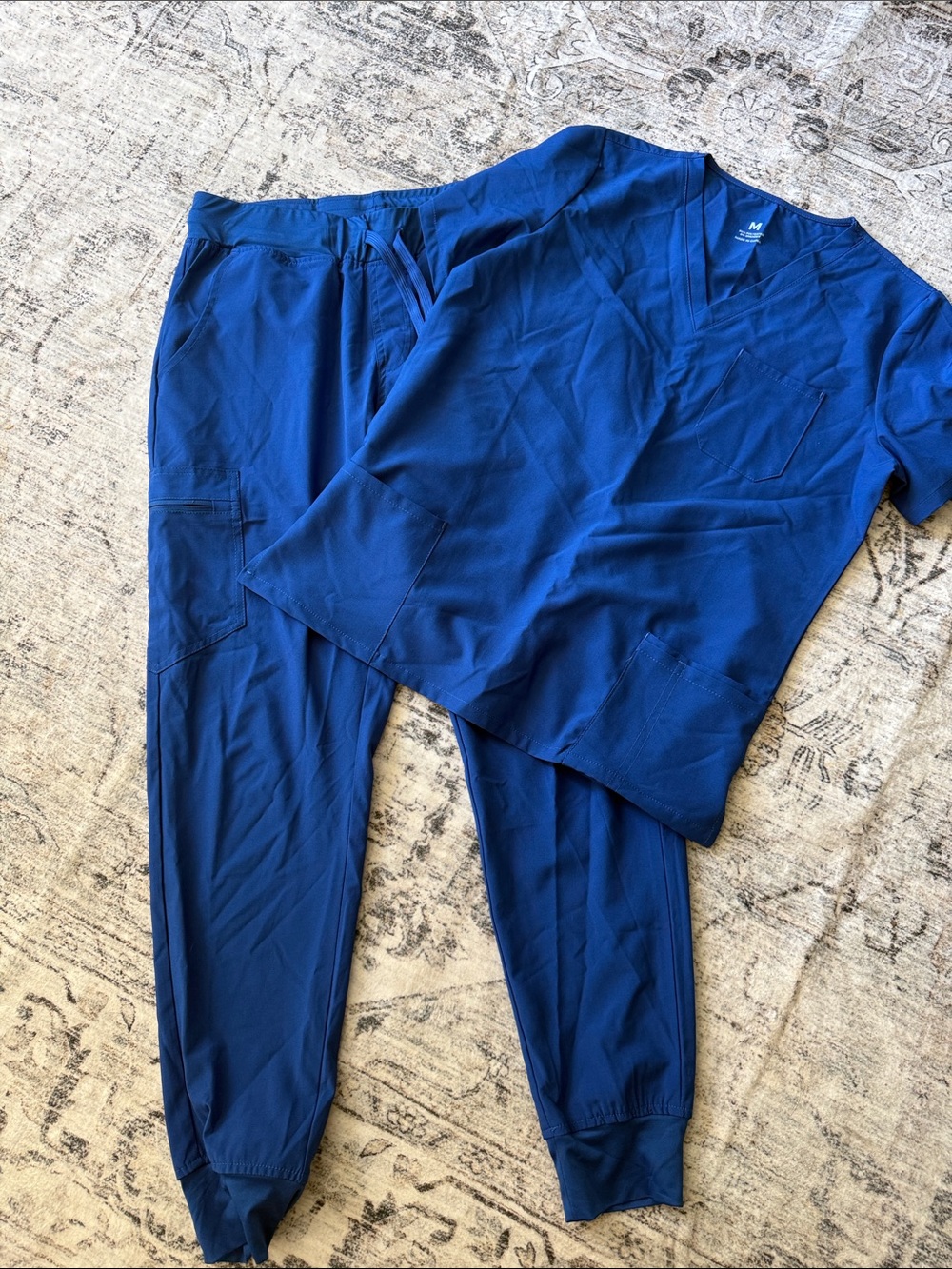 Cozy Fit Royal blue scrub set size medium